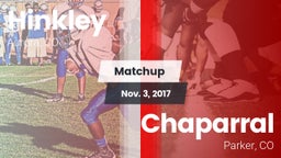 Matchup: Hinkley  vs. Chaparral  2017