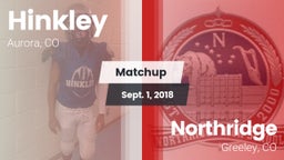 Matchup: Hinkley  vs. Northridge  2018