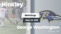 Matchup: Hinkley  vs. George Washington  2018