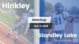 Matchup: Hinkley  vs. Standley Lake  2018