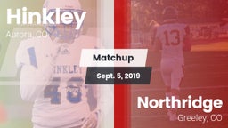 Matchup: Hinkley  vs. Northridge  2019