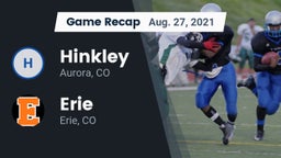 Recap: Hinkley  vs. Erie  2021