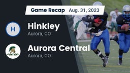 Recap: Hinkley  vs. Aurora Central  2023