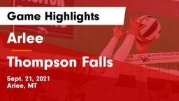 Arlee  vs Thompson Falls  Game Highlights - Sept. 21, 2021