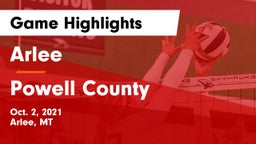 Arlee  vs Powell County  Game Highlights - Oct. 2, 2021