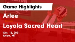 Arlee  vs Loyola Sacred Heart Game Highlights - Oct. 12, 2021