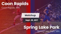 Matchup: Coon Rapids High vs. Spring Lake Park  2017