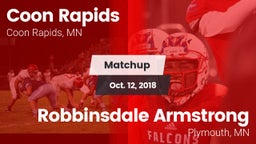 Matchup: Coon Rapids High vs. Robbinsdale Armstrong  2018