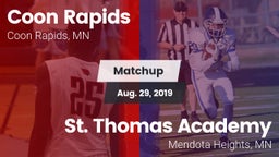 Matchup: Coon Rapids High vs. St. Thomas Academy   2019