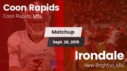 Matchup: Coon Rapids High vs. Irondale  2019
