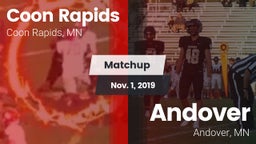 Matchup: Coon Rapids High vs. Andover  2019