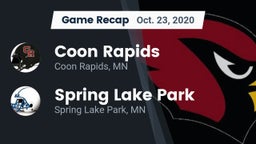 Recap: Coon Rapids  vs. Spring Lake Park  2020