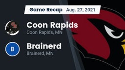 Recap: Coon Rapids  vs. Brainerd  2021