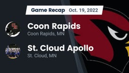 Recap: Coon Rapids  vs. St. Cloud Apollo  2022