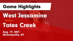 West Jessamine  vs Tates Creek  Game Highlights - Aug. 19, 2021