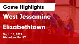 West Jessamine  vs Elizabethtown  Game Highlights - Sept. 18, 2021