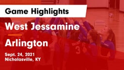 West Jessamine  vs Arlington  Game Highlights - Sept. 24, 2021