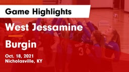 West Jessamine  vs Burgin Game Highlights - Oct. 18, 2021