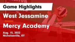 West Jessamine  vs Mercy Academy Game Highlights - Aug. 15, 2022