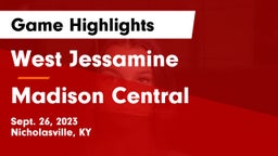 West Jessamine  vs Madison Central  Game Highlights - Sept. 26, 2023