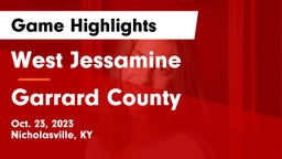 West Jessamine  vs Garrard County  Game Highlights - Oct. 23, 2023