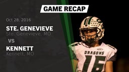 Recap: Ste. Genevieve  vs. Kennett  2016