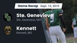 Recap: Ste. Genevieve  vs. Kennett  2019