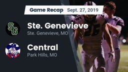 Recap: Ste. Genevieve  vs. Central  2019
