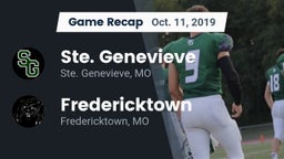 Recap: Ste. Genevieve  vs. Fredericktown  2019