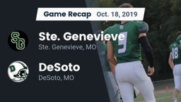 Recap: Ste. Genevieve  vs. DeSoto  2019