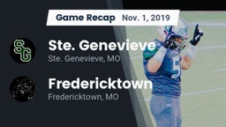 Recap: Ste. Genevieve  vs. Fredericktown  2019