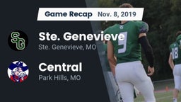 Recap: Ste. Genevieve  vs. Central  2019