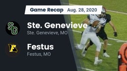 Recap: Ste. Genevieve  vs. Festus  2020