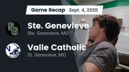 Recap: Ste. Genevieve  vs. Valle Catholic  2020