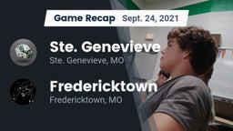 Recap: Ste. Genevieve  vs. Fredericktown  2021