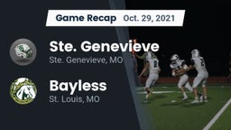 Recap: Ste. Genevieve  vs. Bayless  2021