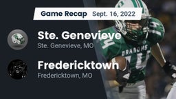 Recap: Ste. Genevieve  vs. Fredericktown  2022