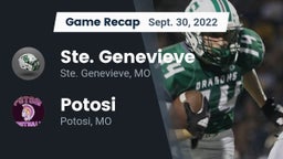 Recap: Ste. Genevieve  vs. Potosi  2022