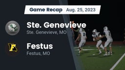 Recap: Ste. Genevieve  vs. Festus  2023