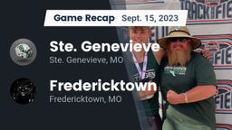 Recap: Ste. Genevieve  vs. Fredericktown  2023