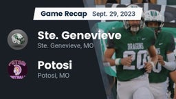 Recap: Ste. Genevieve  vs. Potosi  2023