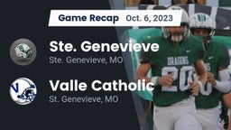 Recap: Ste. Genevieve  vs. Valle Catholic  2023