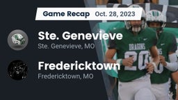 Recap: Ste. Genevieve  vs. Fredericktown  2023