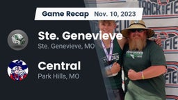 Recap: Ste. Genevieve  vs. Central  2023