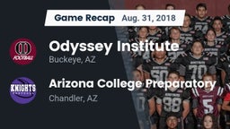 Recap: Odyssey Institute vs. Arizona College Preparatory  2018