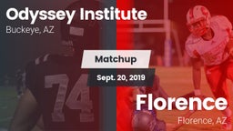 Matchup: Odyssey Institute vs. Florence  2019