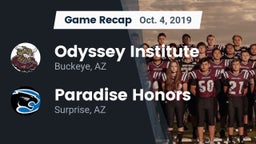 Recap: Odyssey Institute vs. Paradise Honors  2019