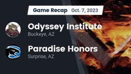 Recap: Odyssey Institute vs. Paradise Honors  2023