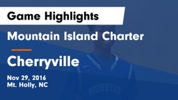 Mountain Island Charter  vs Cherryville  Game Highlights - Nov 29, 2016