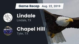 Recap: Lindale  vs. Chapel Hill  2019